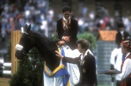 World Champion Blyth Tait (NZL) and Messiah presented with awards by the Princess Royal. - ©Kit Houghton / FEI