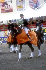 Isabel Werth (GER) and Gigolo, World Champion - ©Kit Houghton / FEI