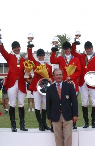 USA : Eventing World Championship winning team - ©Kit Houghton / FEI