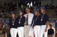 Medal Ceremony, French Gold Medal - ©Kit Houghton / FEI