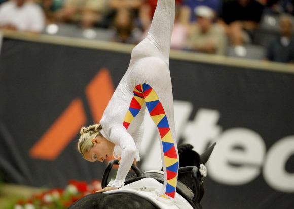 Vaulting : Portrait of a champion, or two...