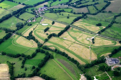 A new cross country course at Le Pin National Stud 