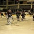 Pom'Pommette and the professional hockey players from Caen - 16 January 2014 - ©Comité d'Organisation Normandie 2014