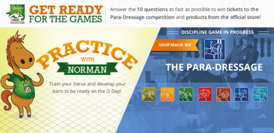 A new Para-Dressage game released on Facebook