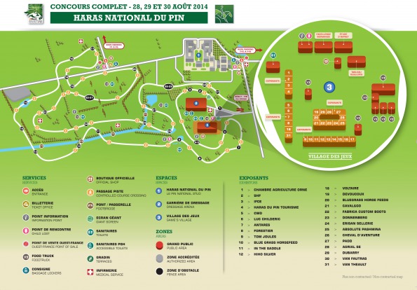 Map Le Pin National Stud