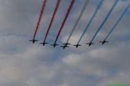 Flyover by the Patrouille de France aerobatics team - ©PSV Photos