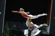 Vaulting - Pas de 2 - JOANNE ECCLES - HANNAH ECCLES - W H BENTLEY - ©PSV Photos