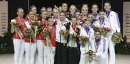 Team Vaulting podium - ©PSV Photos
