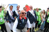 Philippe GUERDAT , Patrice DELAVEAU, Simon DELESTRE and the Games volunteers - ©Frédéric Goualard